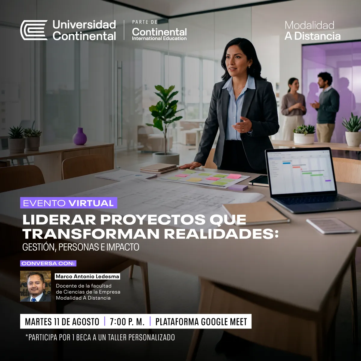 Liderar proyectos que transforman realidades: gestión, personas e impacto.