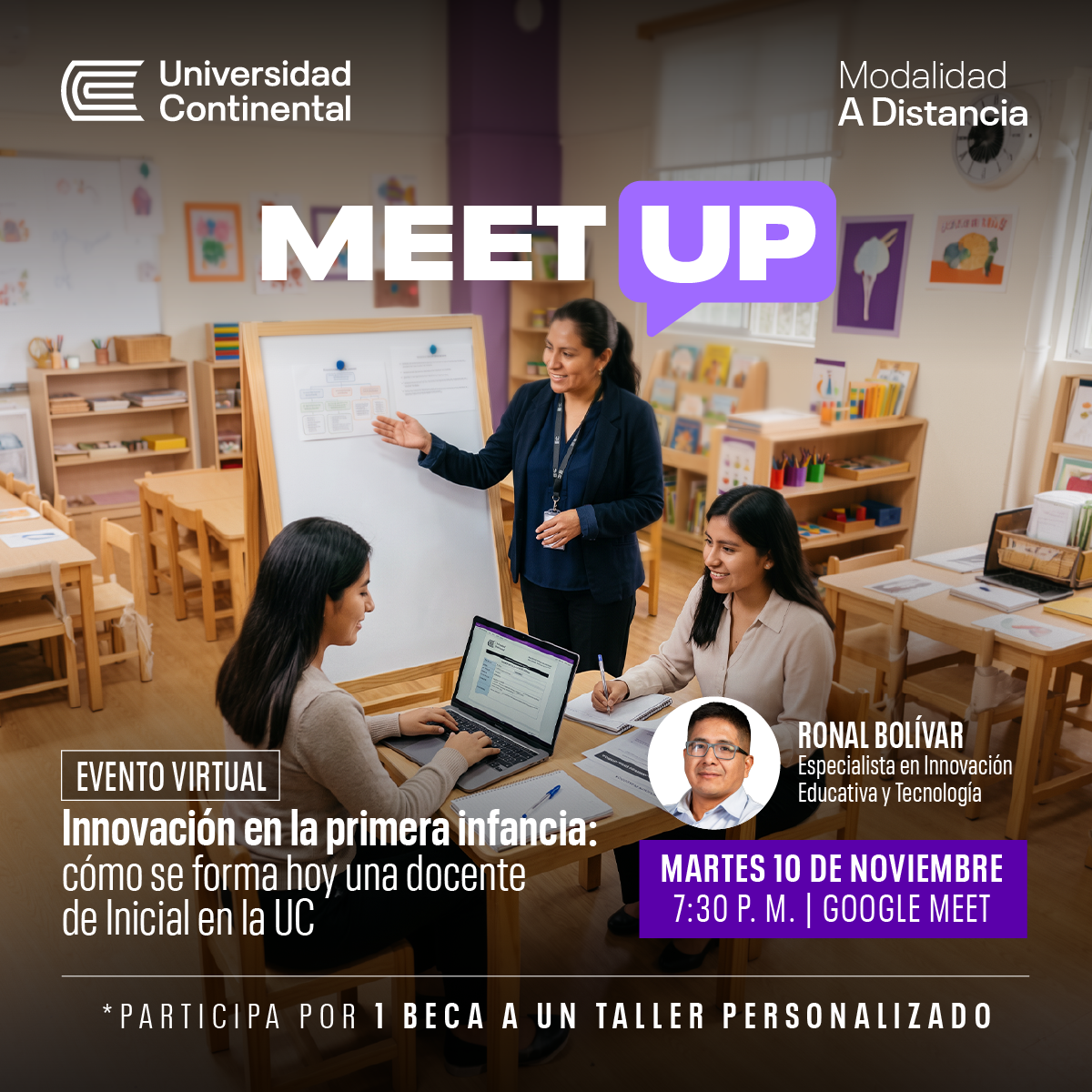 Charla Virtual: “Innovación en la primera infancia: cómo se forma hoy una docente de Inicial en la UC”