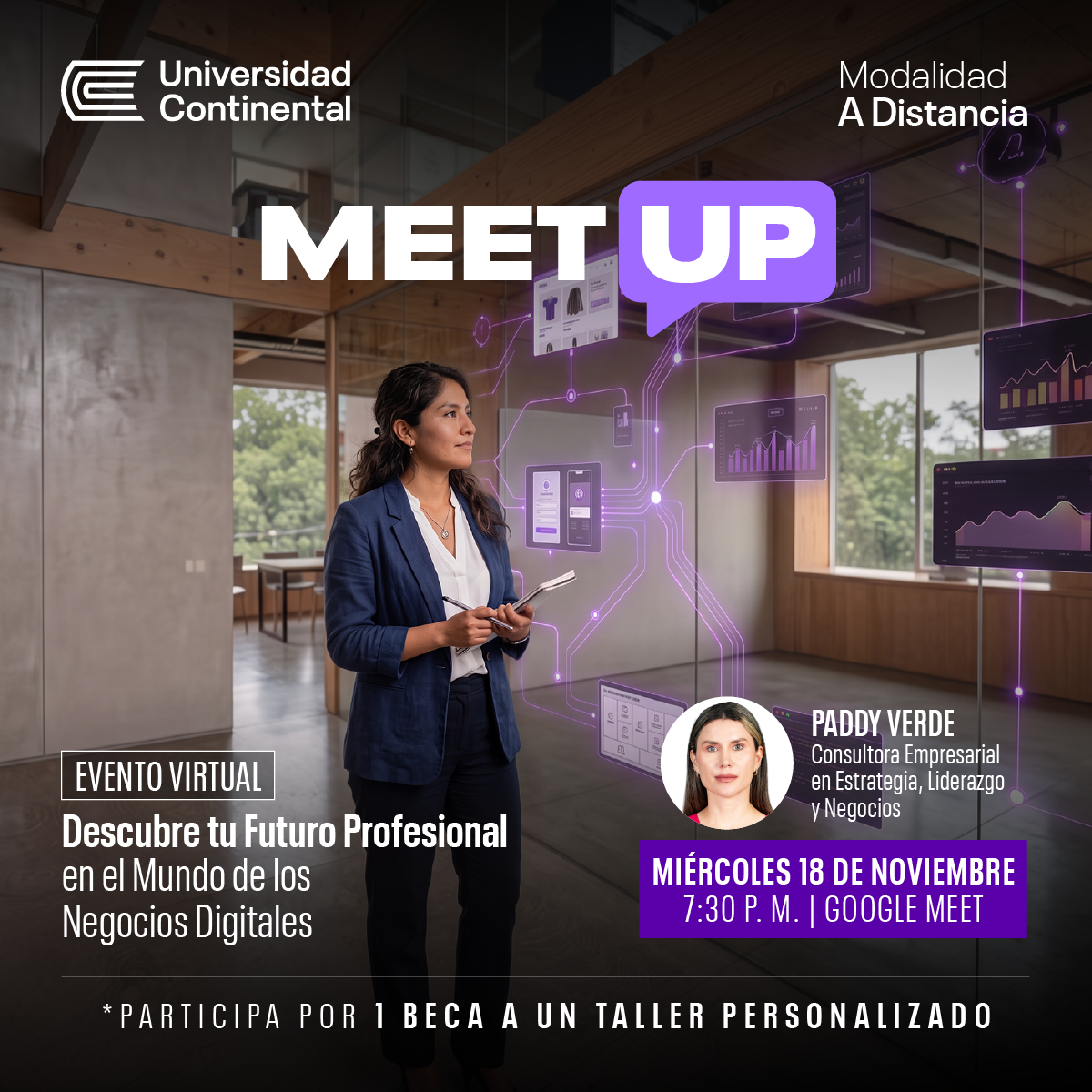 Charla Virtual: “Descubre tu Futuro Profesional en el Mundo de los Negocios Digitales”