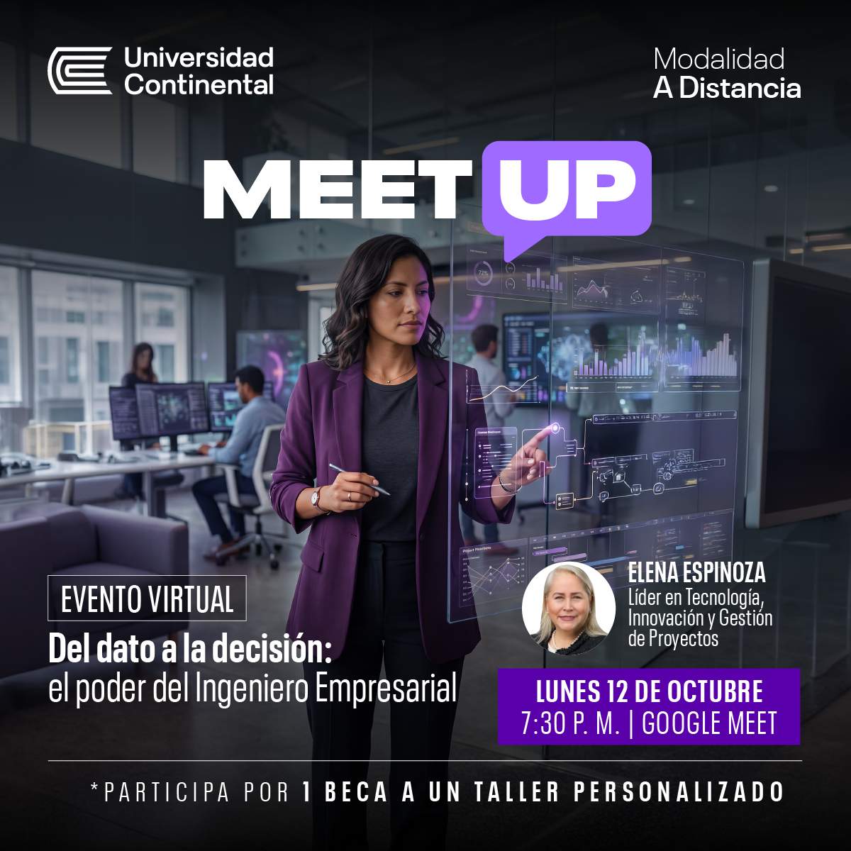 Charla Virtual: “Del dato a la decisión: el poder del Ingeniero Empresarial”
