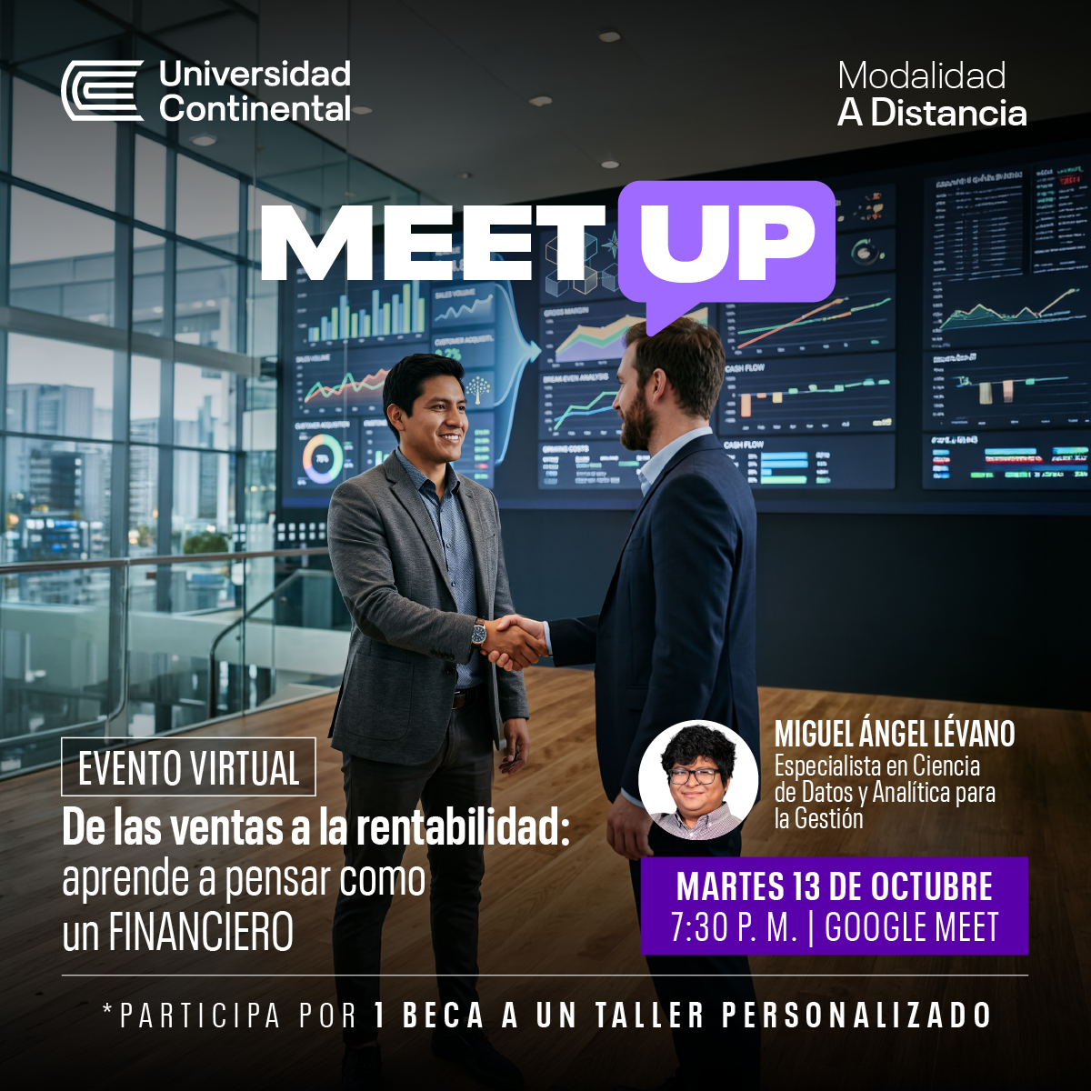Charla Virtual: “De las ventas a la rentabilidad: aprende a pensar como un financiero”