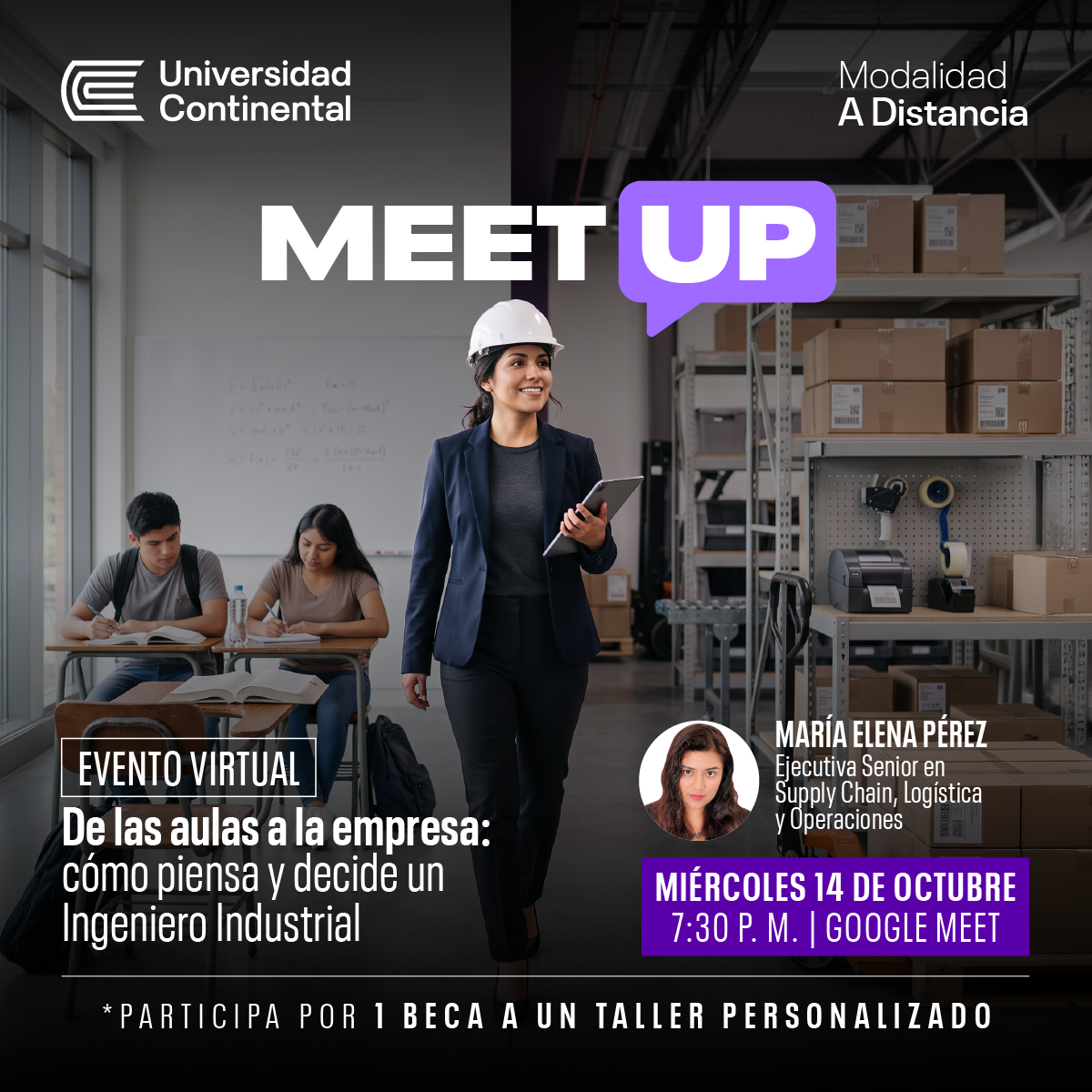 Charla Virtual: “De las aulas a la empresa: cómo piensa y decide un Ingeniero Industrial”