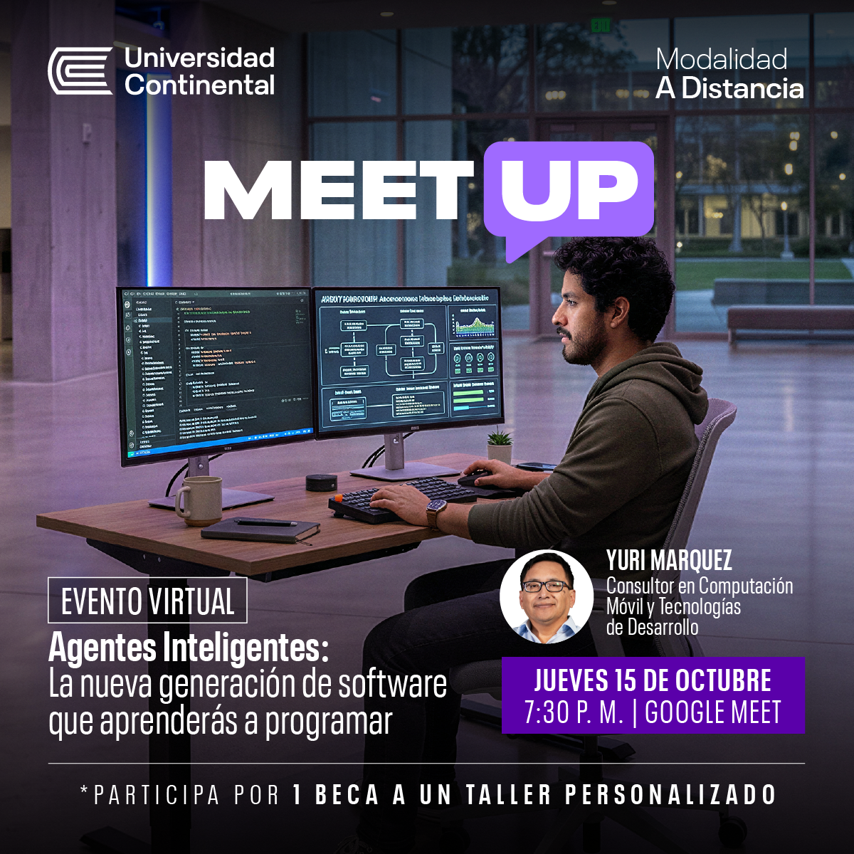 Charla Virtual: “Agentes Inteligentes: La nueva generación de software que aprenderás a programar”
