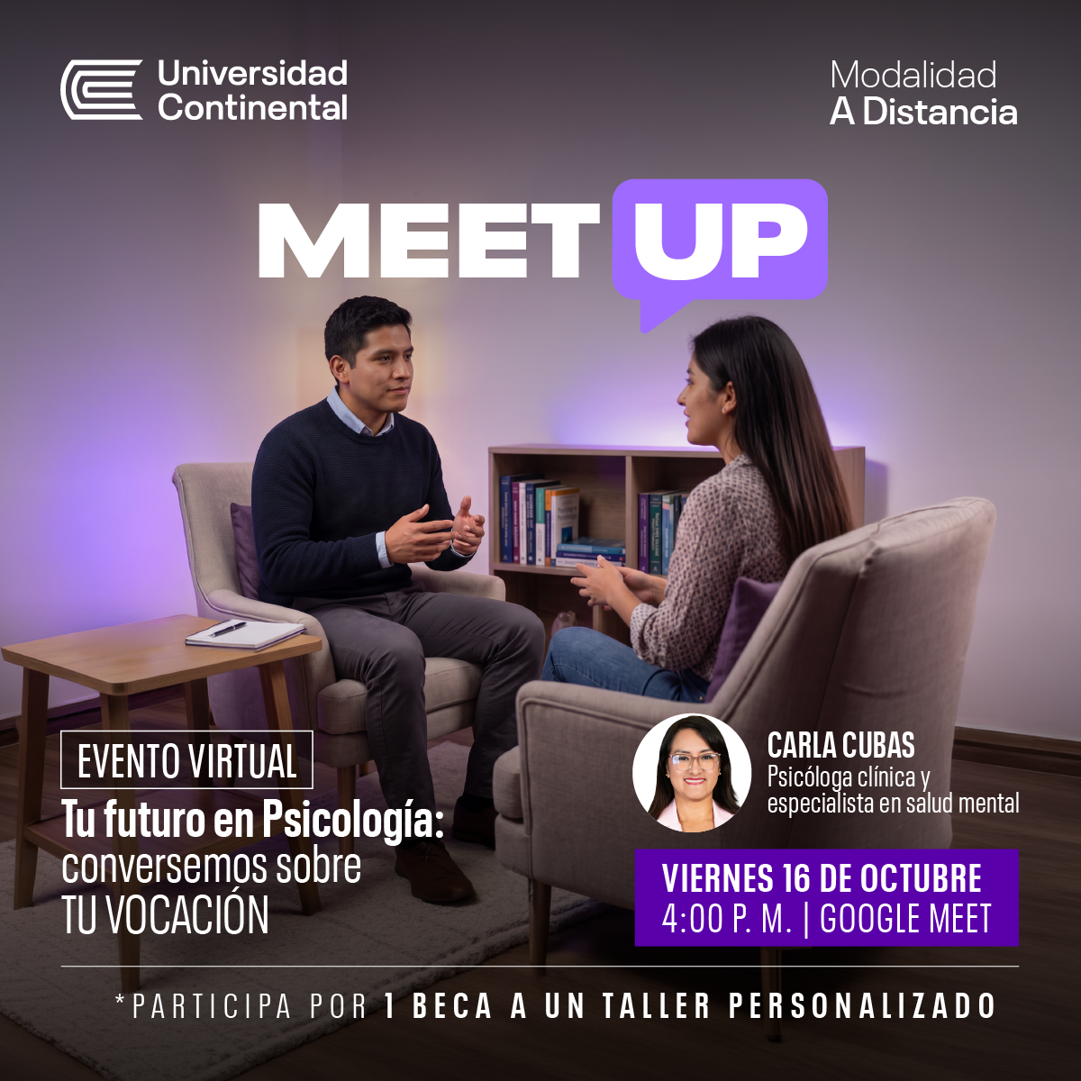 Charla Virtual: “Tu futuro en Psicología: conversemos sobre tu vocación”